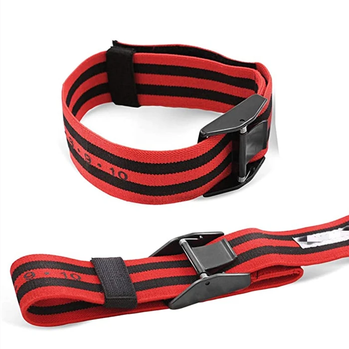 

Occlusion Training Blood Flow Restriction Bands With Strong Adjustable Strap And Comfort Liner For Legs, Red ,blue or customized