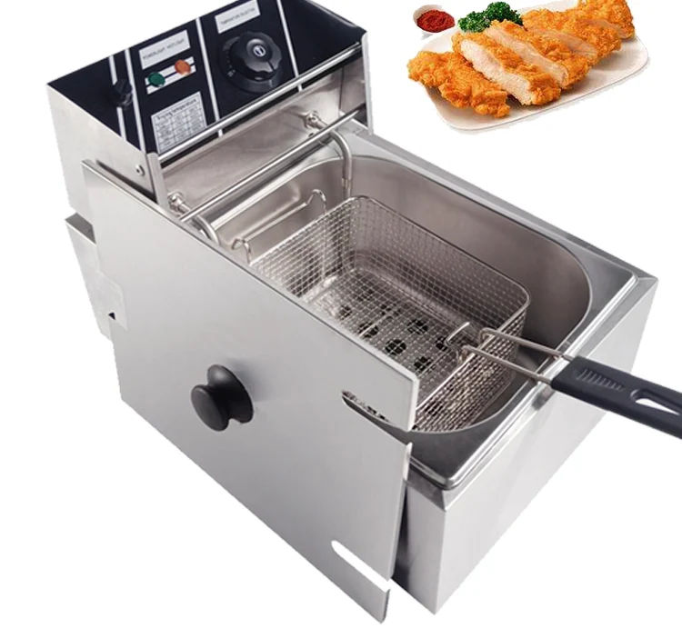 Counter Top Electric Deep Fryer French Fries Machines for Snacks   WT/8613824555378