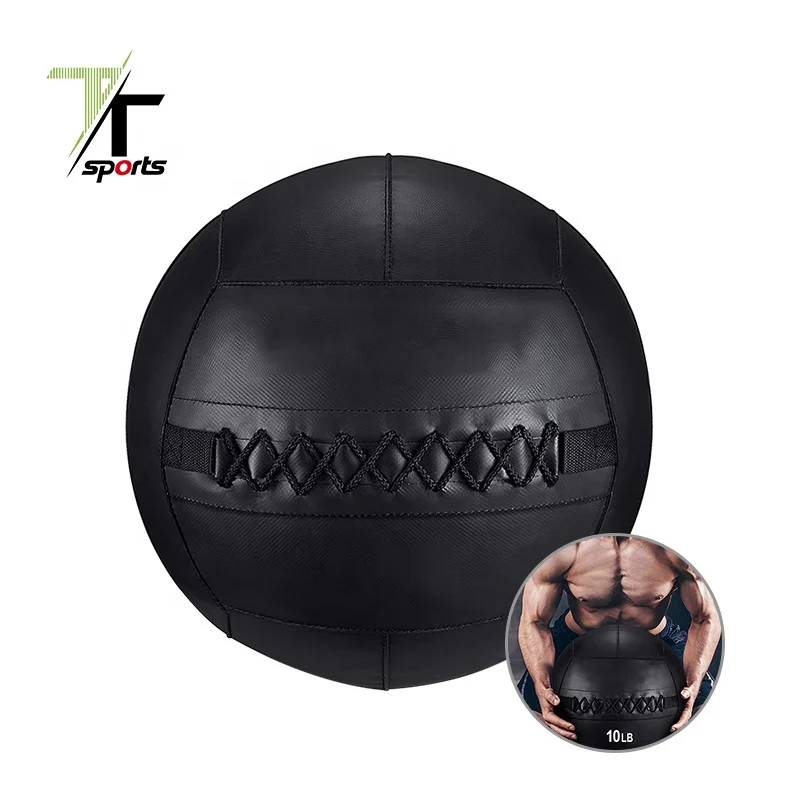 

TTSPORTS High Quality Weight Training Medical Ball Work Out Weighted Ball Fitness Strength Training Wall Ball, Black , red+white,black+ red,blue+black,yellow+black,custom color