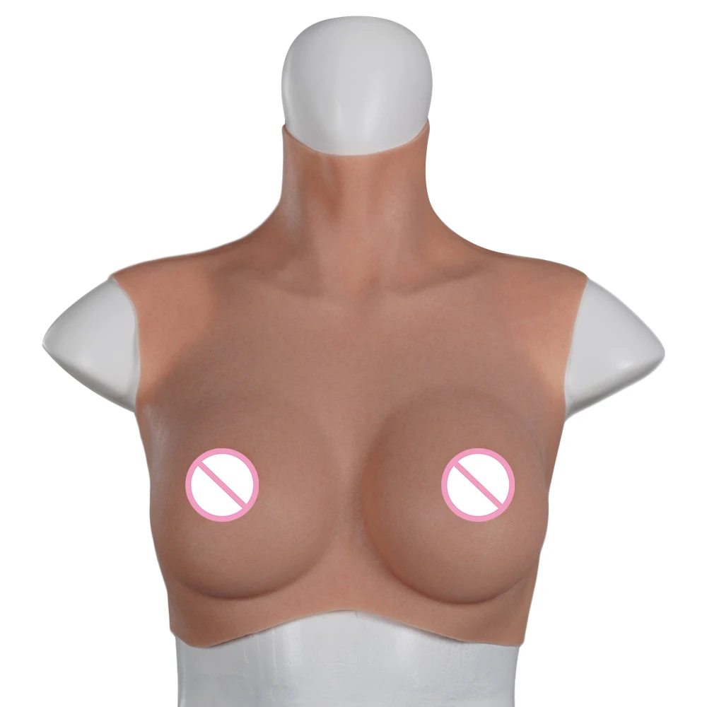 

Upgrade C Cup Trandsgender wearable breast Three silicone breast forms Boobs for men Crossdresser with Breast Form