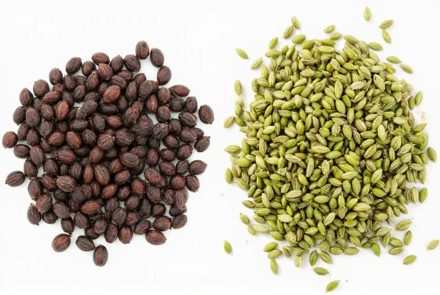 Green cardamom pods in a spice bowl