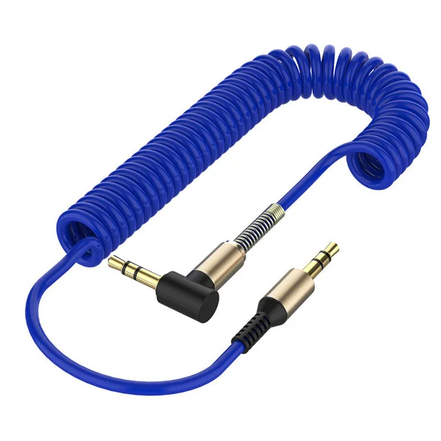 

3.5mm Jack Audio Cable 3.5mm Male to Male 90 Degree Right Angle Car Aux Auxiliary Audio Cable Cord for Phone PC