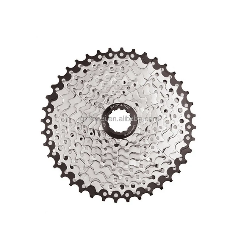 

SUNSHINE road Cassette 11 Speed 32/36/40/42/46/50/52T Mountain Bicycle Freewheel Bicycle Sprocket For shimano parts, Silver