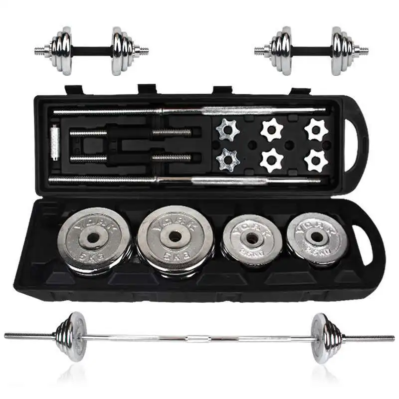 

Gym Weight Lifting Training Dumbbell Plates Dumbbell Set Adjustable Dumbbells, Black