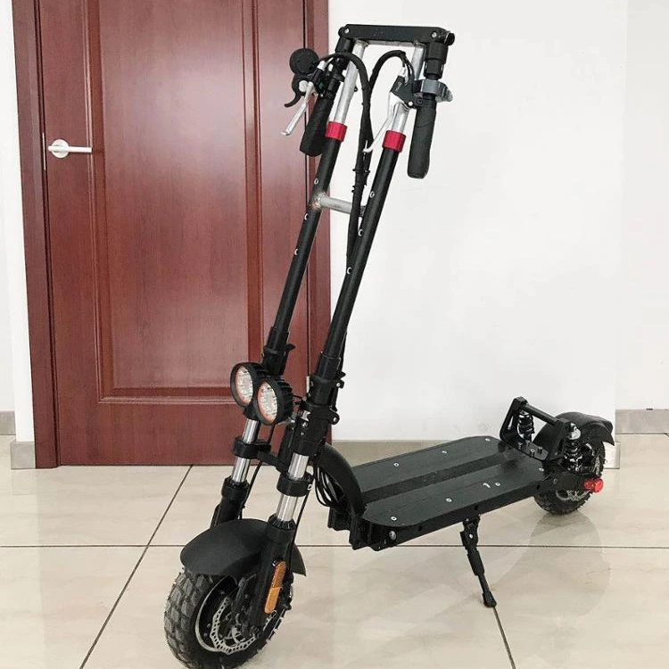

In 2020, the latest single motor and double motor can choose large battery electric scooter, Black/white