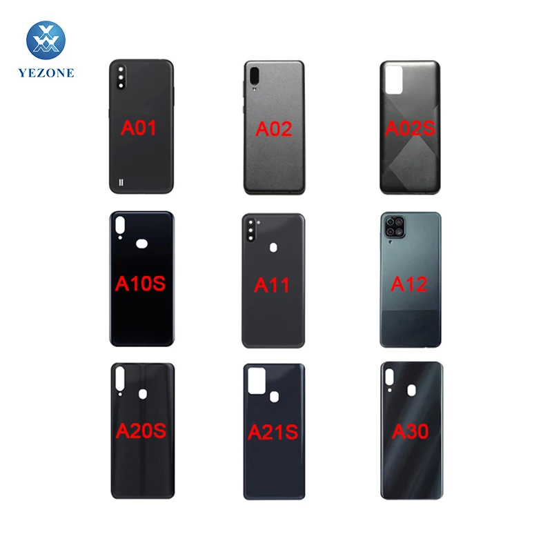 

New Back Cover Battery Rear Door For Samsung A01 A02 A02S A10 A10E A10S A11 Battery Housing Back Glass Panel