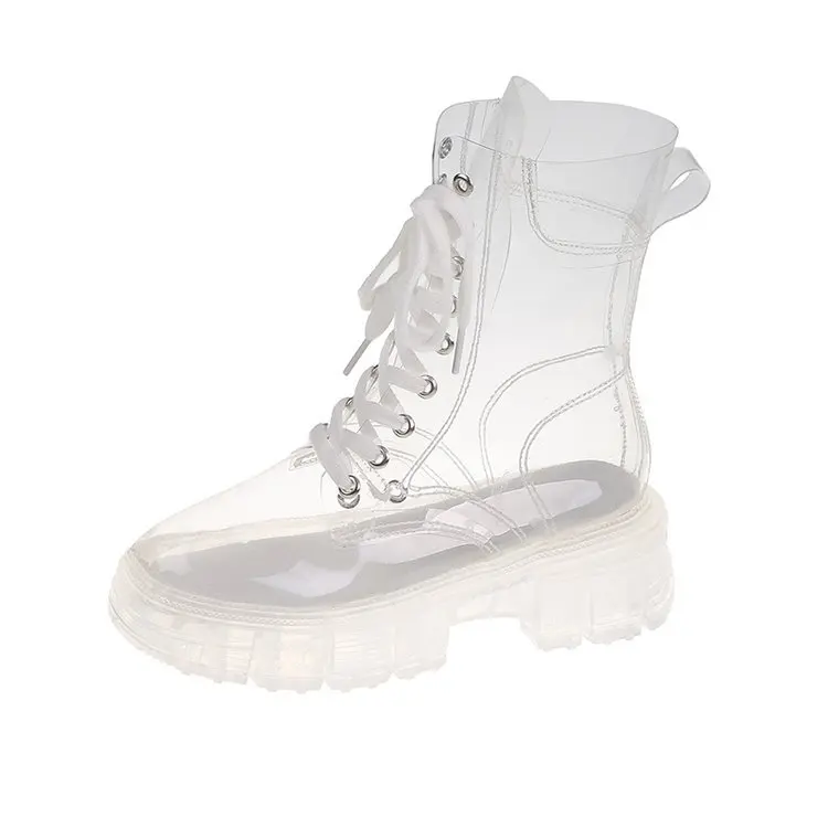 

New Arrival Martin Boots Crystal Sole Ankle Boots Casual Platform Shoes Platform Women's Boots