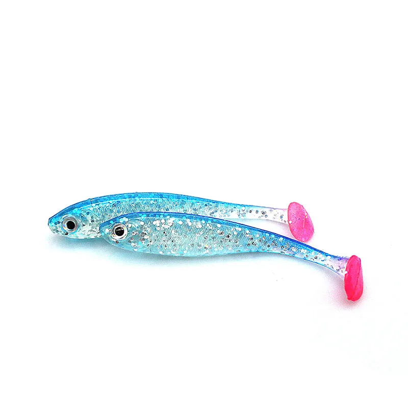 

Bass fishing bait with forked tail  2.1g fork Tail plastic Soft Lure
