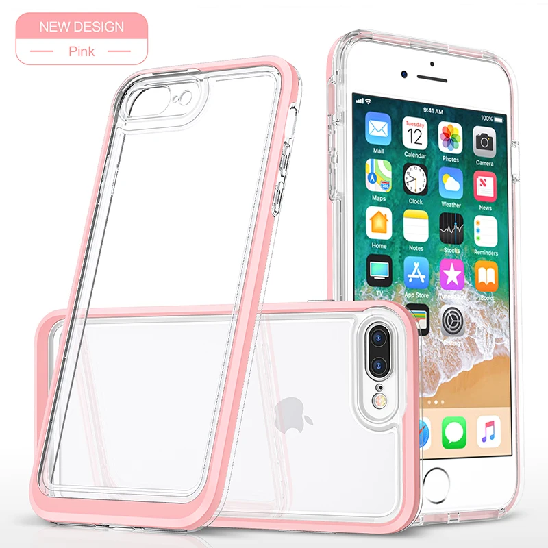 

TPU Shock-Proof phone case Anti-Falling Acrylic phone case For iPhone 7 Plus
