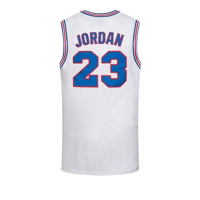 

Drop Shipping Custom Adult Throwback #23 Tune Squad Space Jam Embroidered Basketball Jersey