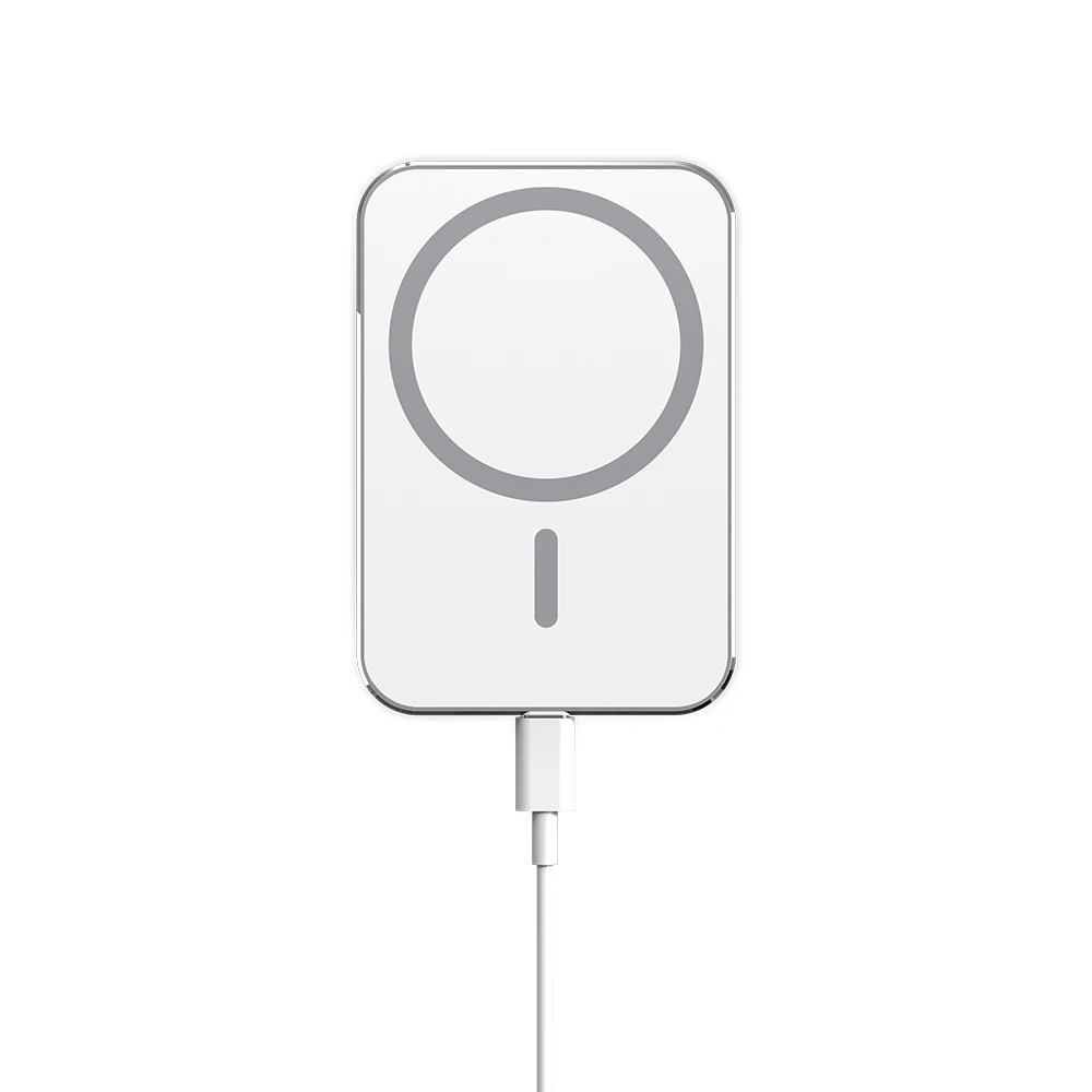 

15w wireless phone chargers fast charging wireless car charger qi magnet wireless charger, White