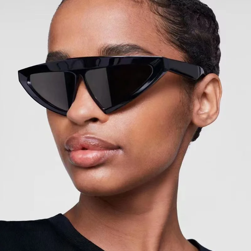 

2023 Custom Triangle Cat Eye Sunglasses Brand Designer Sun Glasses Women Fashion Luxury Sunglasses Gafas De Sol
