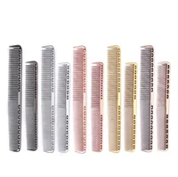 

Hot Selling Salon Hair Comb for Barber Hair Cutting Metal Comb Space Aluminum Hair Straightener Comb For Hairdressing