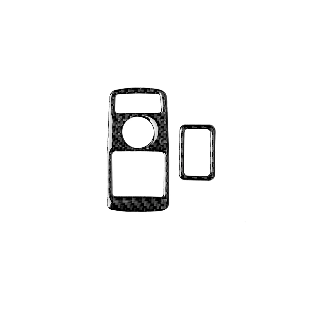 

Carbon Fiber Window Lifting Panel Decorative Stickers Trim for Mercedes-Benz