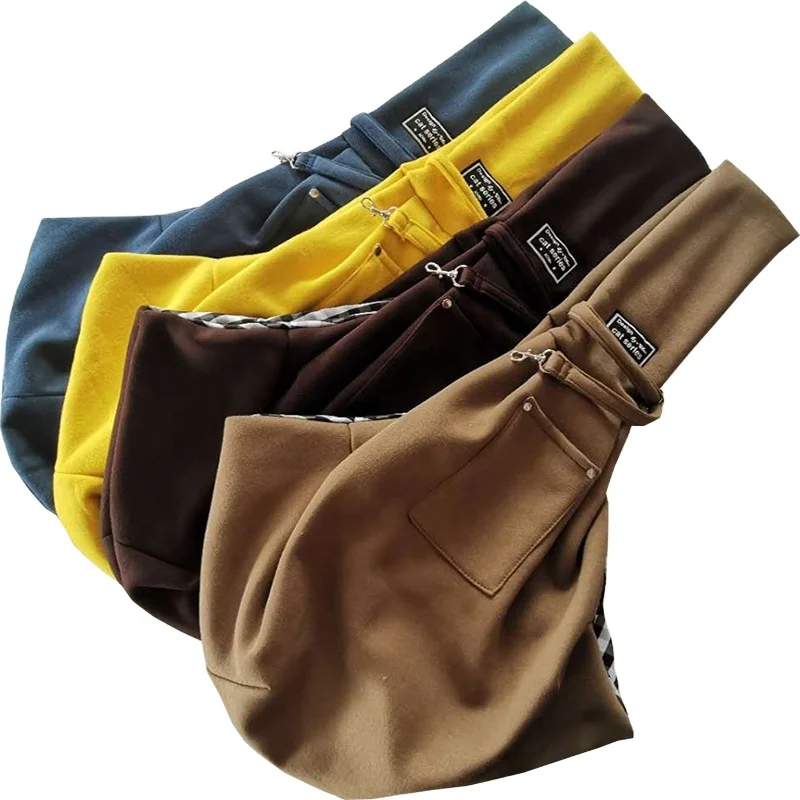 

Carrier Bag Travel Pet Papoose Bags Outdoor Pouch Shoulder Carry Tote Handbag For Puppy Kitty Rabbit Double-Sided pet backpack