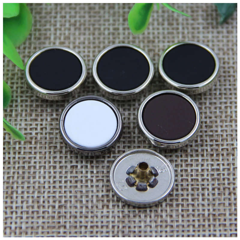 

Manufacturer desig alloy high quality metal snap button,denim custom snap button, Black,white,brown