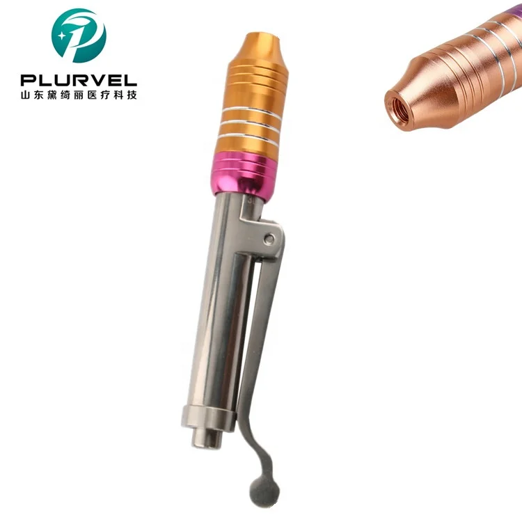 

Plurvel brand CE hyaluronic acid ha lip dermal filler gun pen, Colorful