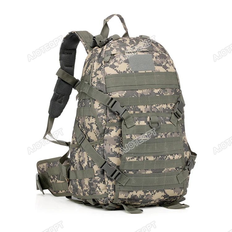 

AJOTEQPT Hiking Outdoor Army Climbing Military Rucksacks Trekking Hunting Bag Sport Camouflage Tactical Backpack 35L