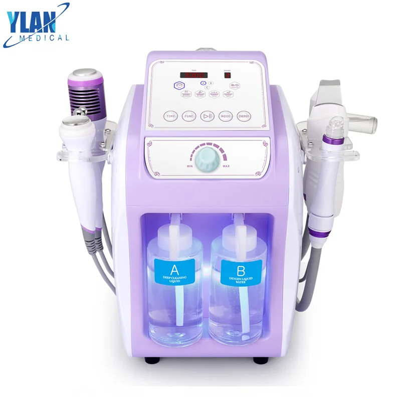 

2022 New Arrival 6 in1 Ultrasonic Blackhead Removal Skin Scrubber Face Clean Machine Oxygen Sprayer Skin Smooth Beauty Device