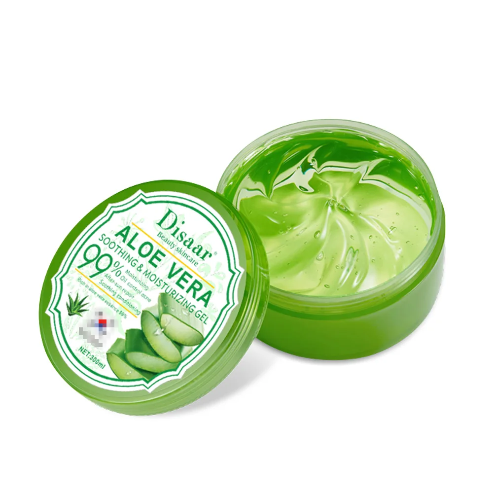 

Best Quality Korea Cosmetic After Sun Repair Moisturizing Vitamins Collagen 99% Organic Aloe Vera Plant Gel For Face