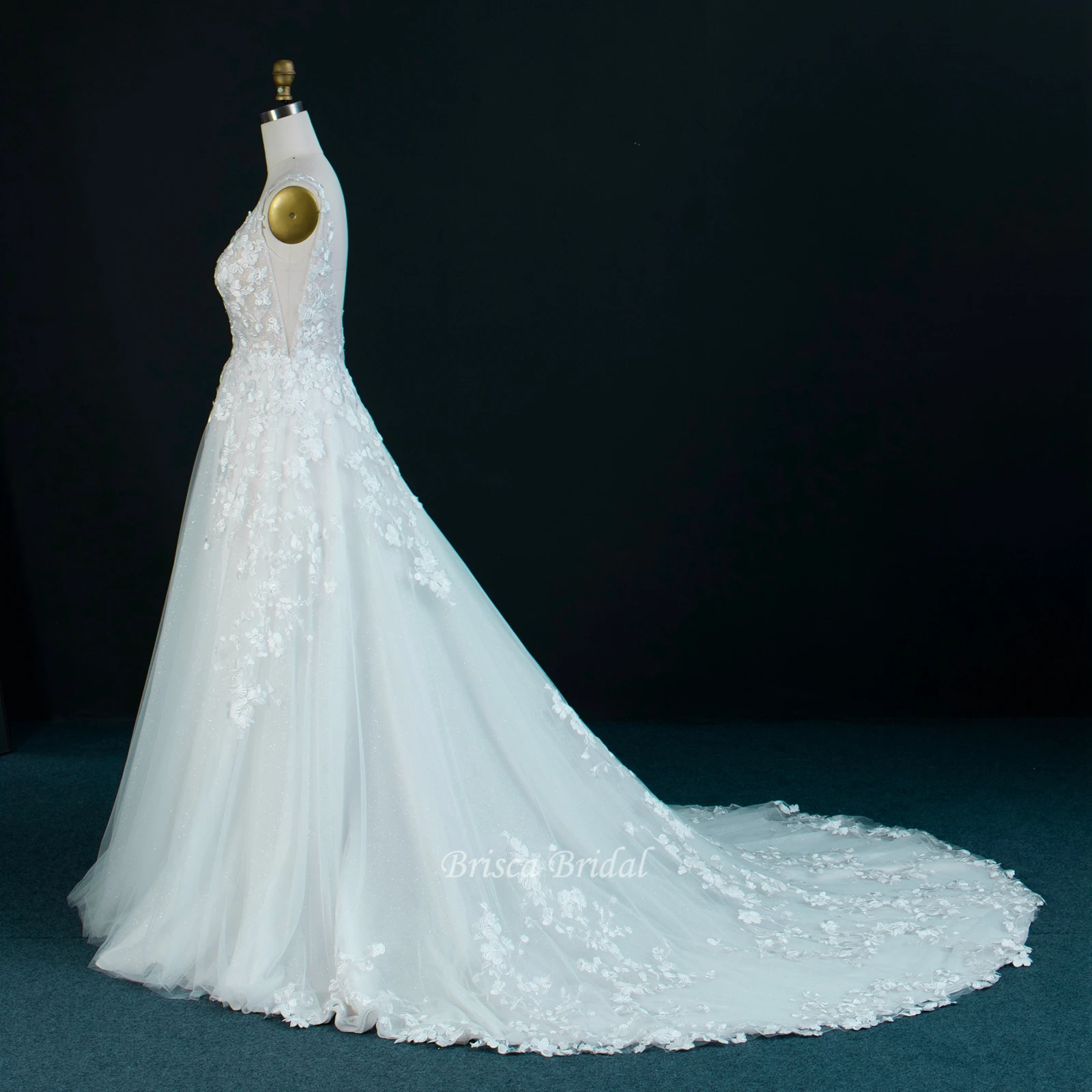 

Bridal Wedding Dress 2021 New Sexy Fashion Off-Shoulder Butterfly Lace Vestido de novia Sexi Wed Dress Bridal Dress