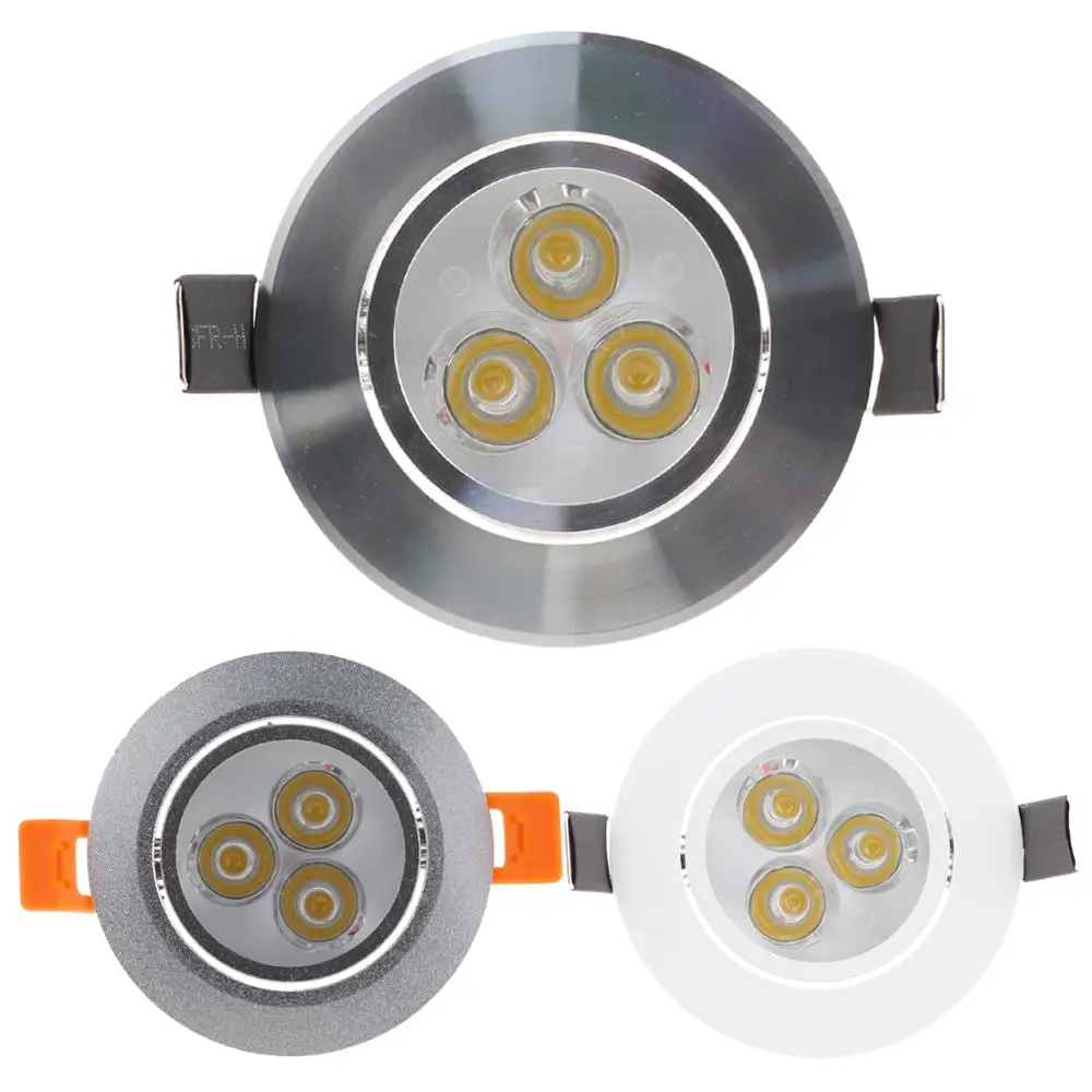 Cut out 65mm Recessed Indoor Led Down Lamp Ligtting 3W 6W 9W Fire Rated Round Led Downlight For Hotel