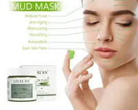 

china manufacturer high quality French Kaolin material professional skin silky green clay mask mud for girls