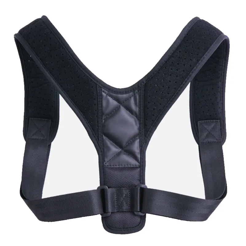 Amazon High quality Aofeite shoulder back support brace posture corrector adjustable, Black or customized