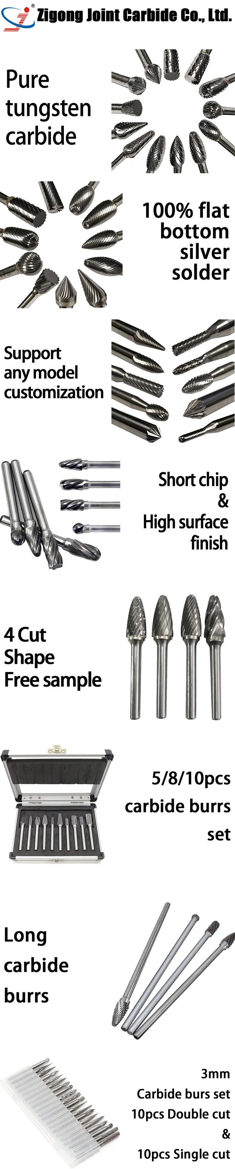 Cemented Rotary 6mm A B C D E F G H J K M N Type 1 4 Shank Dia Tungsten Rotary Carbide Burrs Buy Carbide Tungsten Burrs Carbide Bur Carbide Burrs Tungsten Product On Alibaba Com