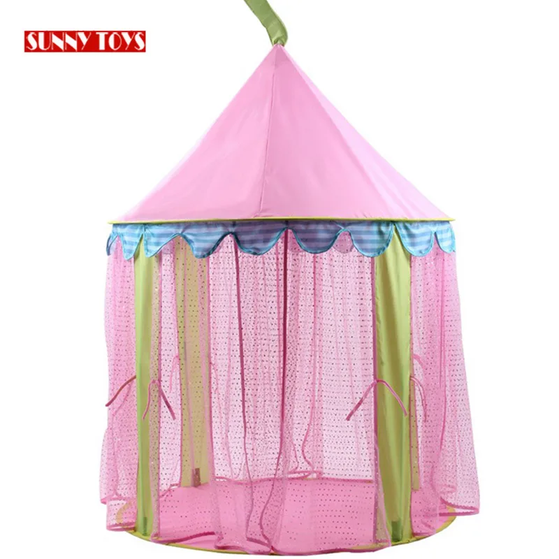 
outdoor indoor folding play house castle tent princess girl tent house for big kid 