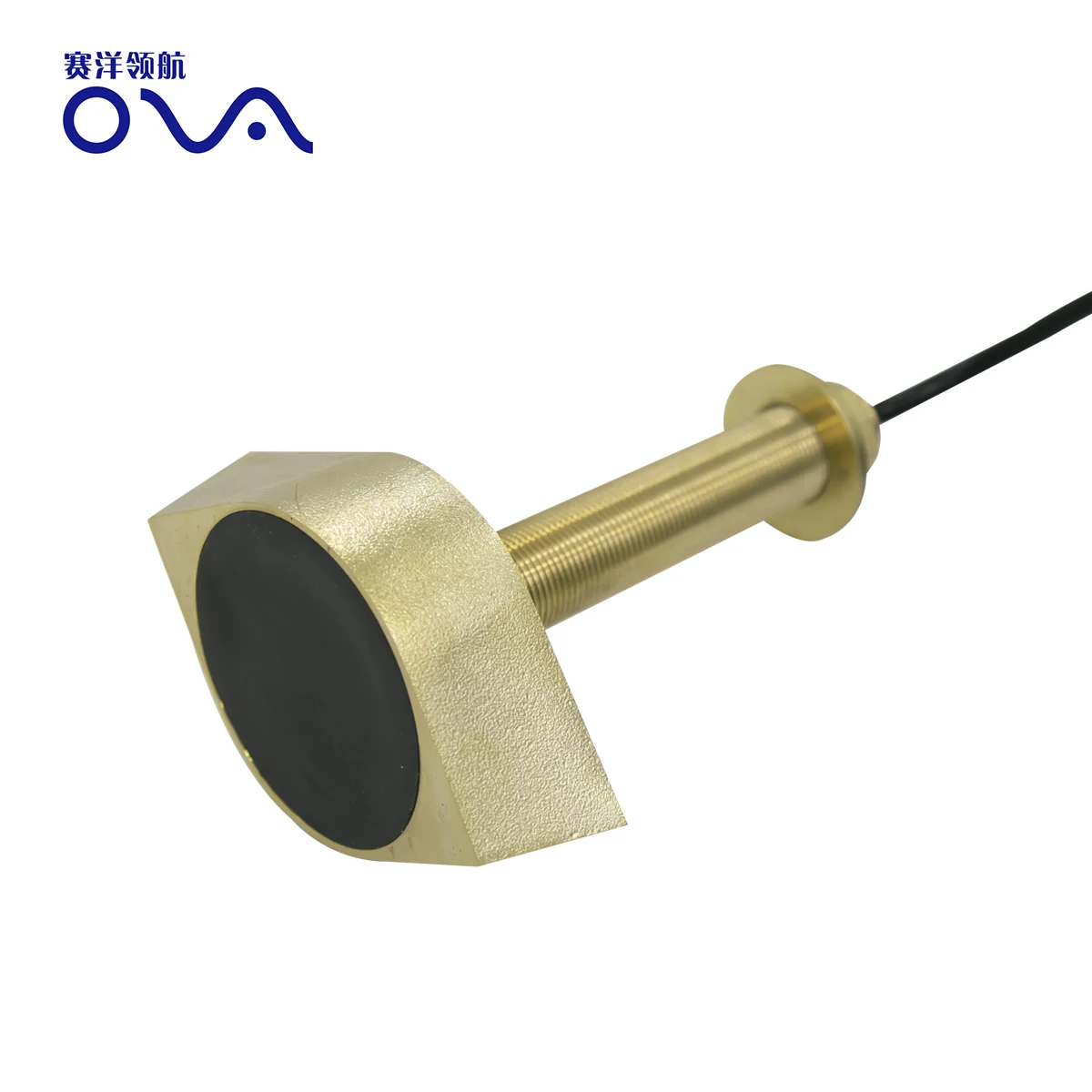 

Depth measurement ultrasonic transducer bronze thru hull 200khz depth finder transducer