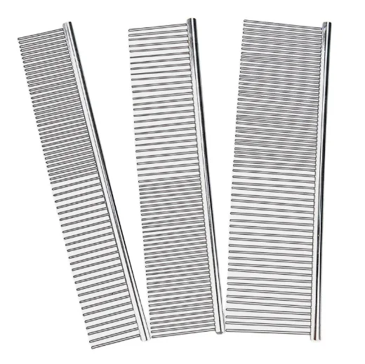 

Metal Stainless Steel Pet Grooming Brush Comb