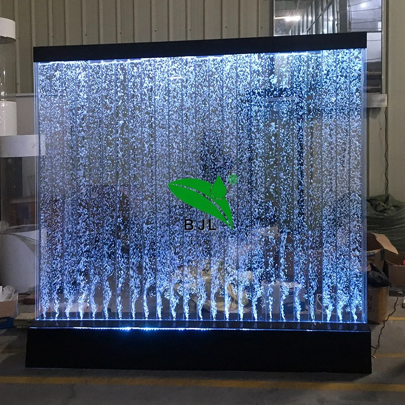 

LED Lights and Remote Control LED Custom Room Divider Water Bubble Screens