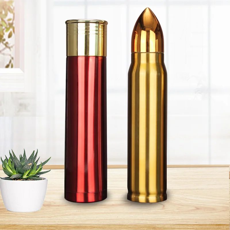 

YIDING sublimation Custom logo bullet tumblers Insulated Thermoses Stainless Steel vacuum bullet tumbler with Leak Proof Lid, As is or customized