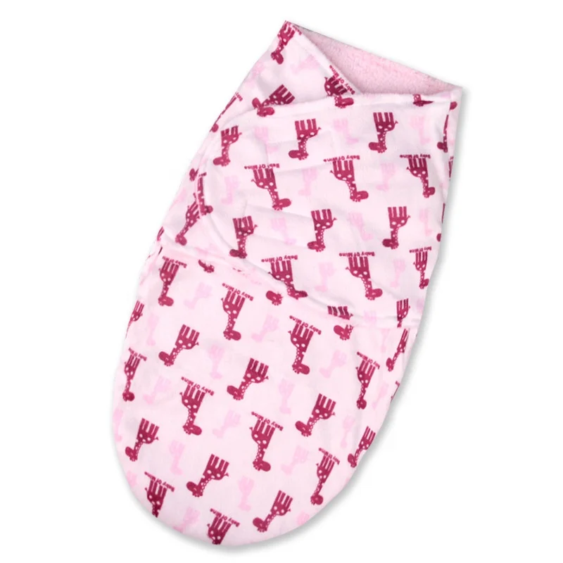 
Babies Sleeping Bags Newborn Baby Cocoon Swaddle Wrap Envelope Short Plush Warm Cotton Baby Blanket Swaddling Wrap 