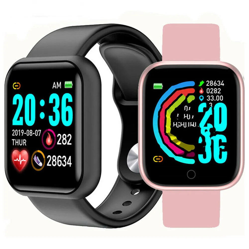 

D20s BT Sport Smart Watch Heart Rate Monitor Blood Pressure Men Women Bracelet Waterproof For Android iOS
