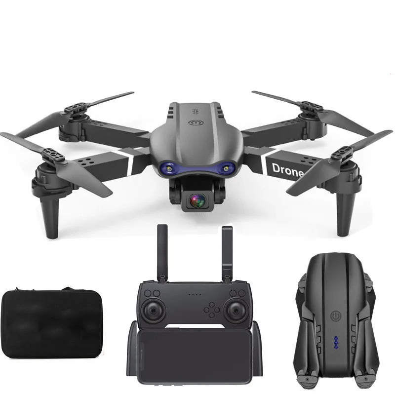 

long rang Long endurance Unmanned aerial vehicle dual cameras 4 k high-definition filming folded plane UAV Drone, Black/silver