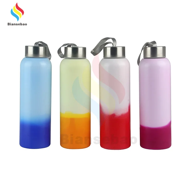

Mugbaby Customized cold color changing stainless steel tumbler water bottle for sublimation