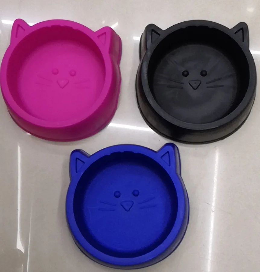 

Plastic Pet Bowl Cat /Dog Food And Water Bowls, Purple,blue,black