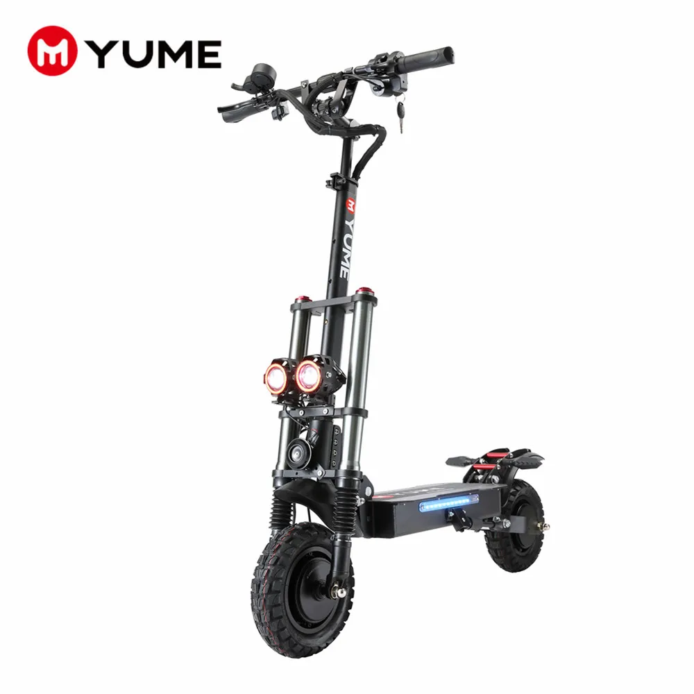 

China cheap 60v 2400W dual motor e scooters widewheel foldable adult electric scooter, Black