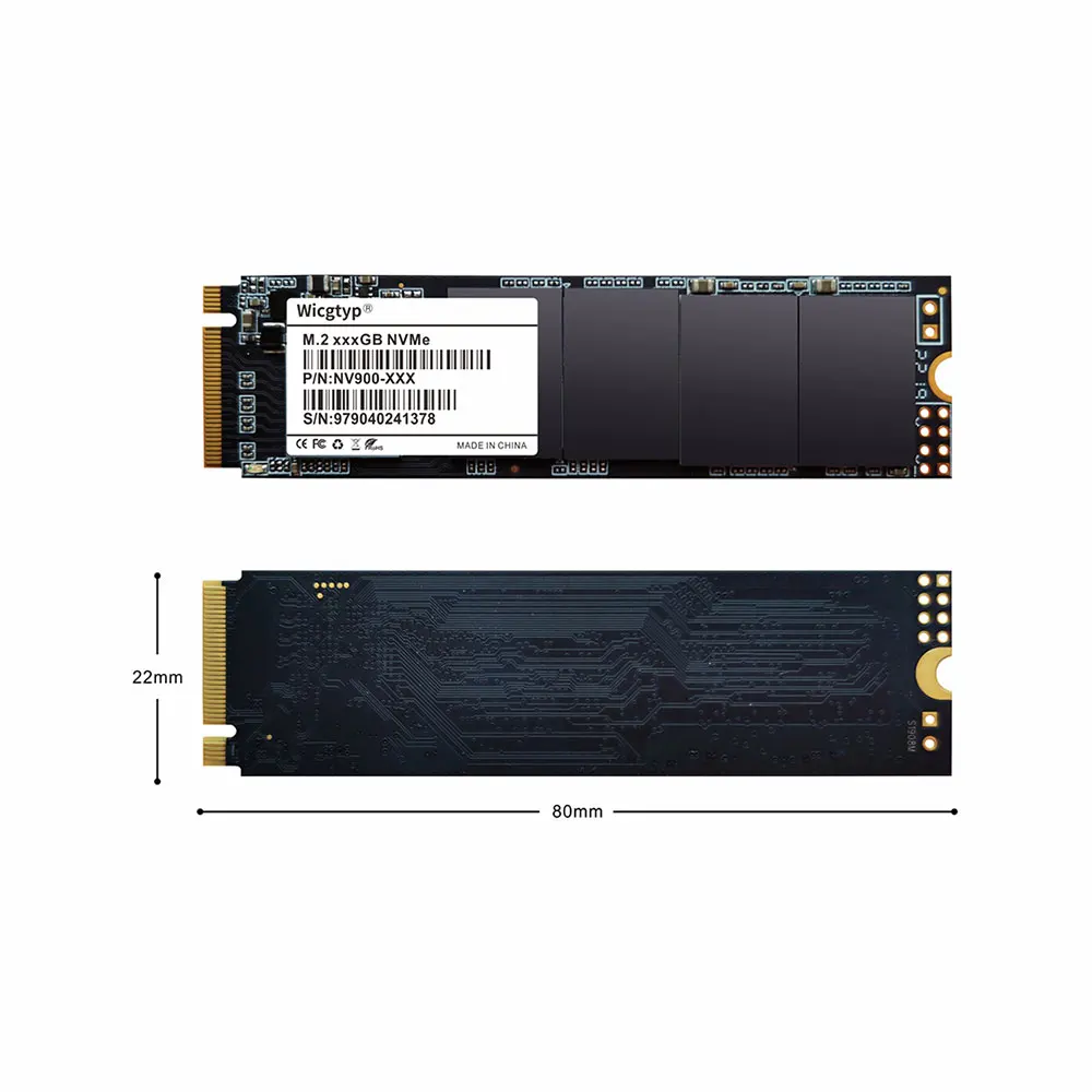 

Wicgtyp 128GB 256GB 512GB 720GB 1TB M.2 2280 NMVE PCIE 8.0Gbps Solid State SSD Hard Drive