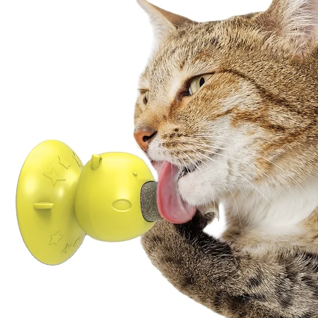 

2021 Wholesale Lick Toy Suction Cup Pet Teeth Cleaning Chew Treats Catnip Ball Cat Toys