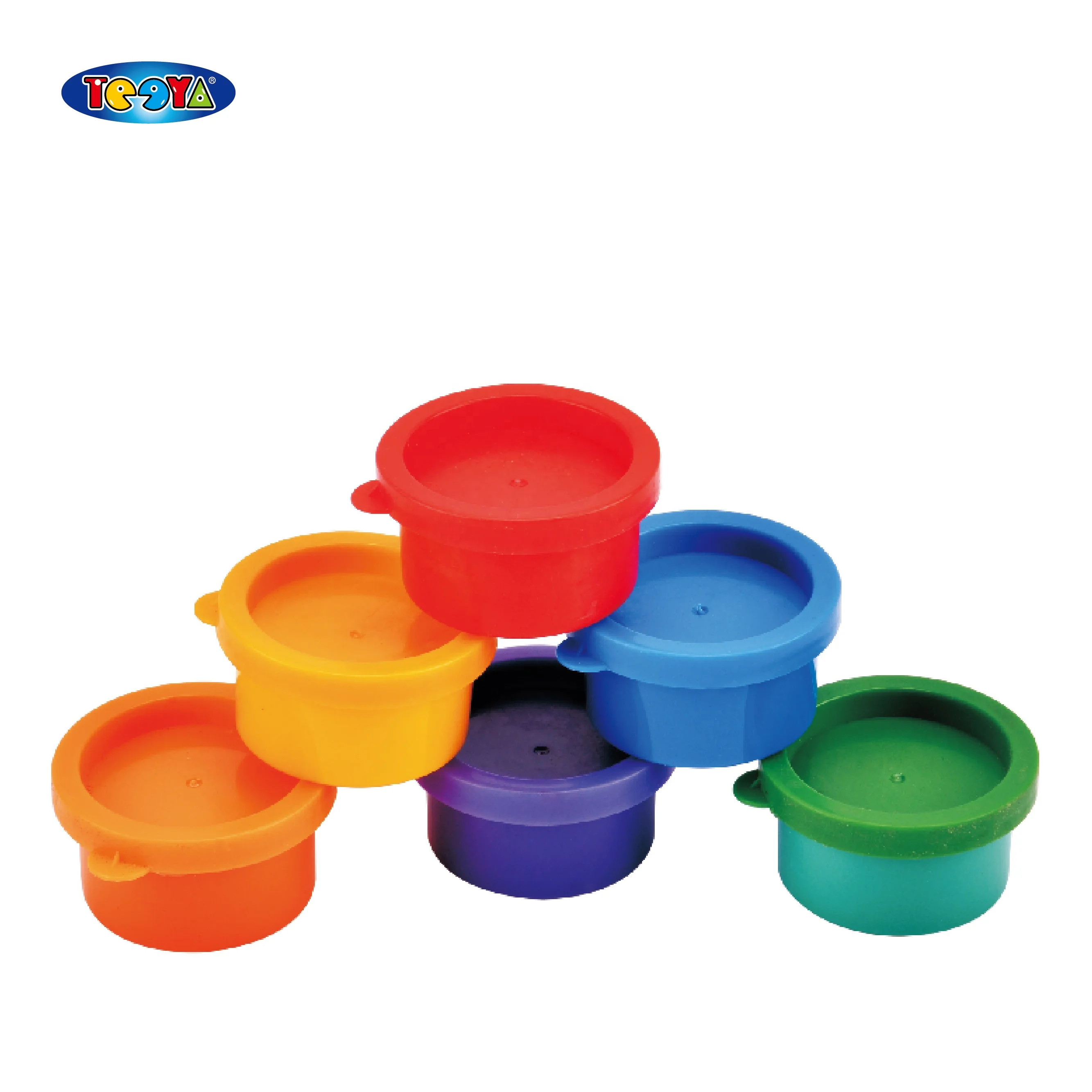 
6 COLOR 35ML FINGER PAINT SET IN WINDOW BOX 