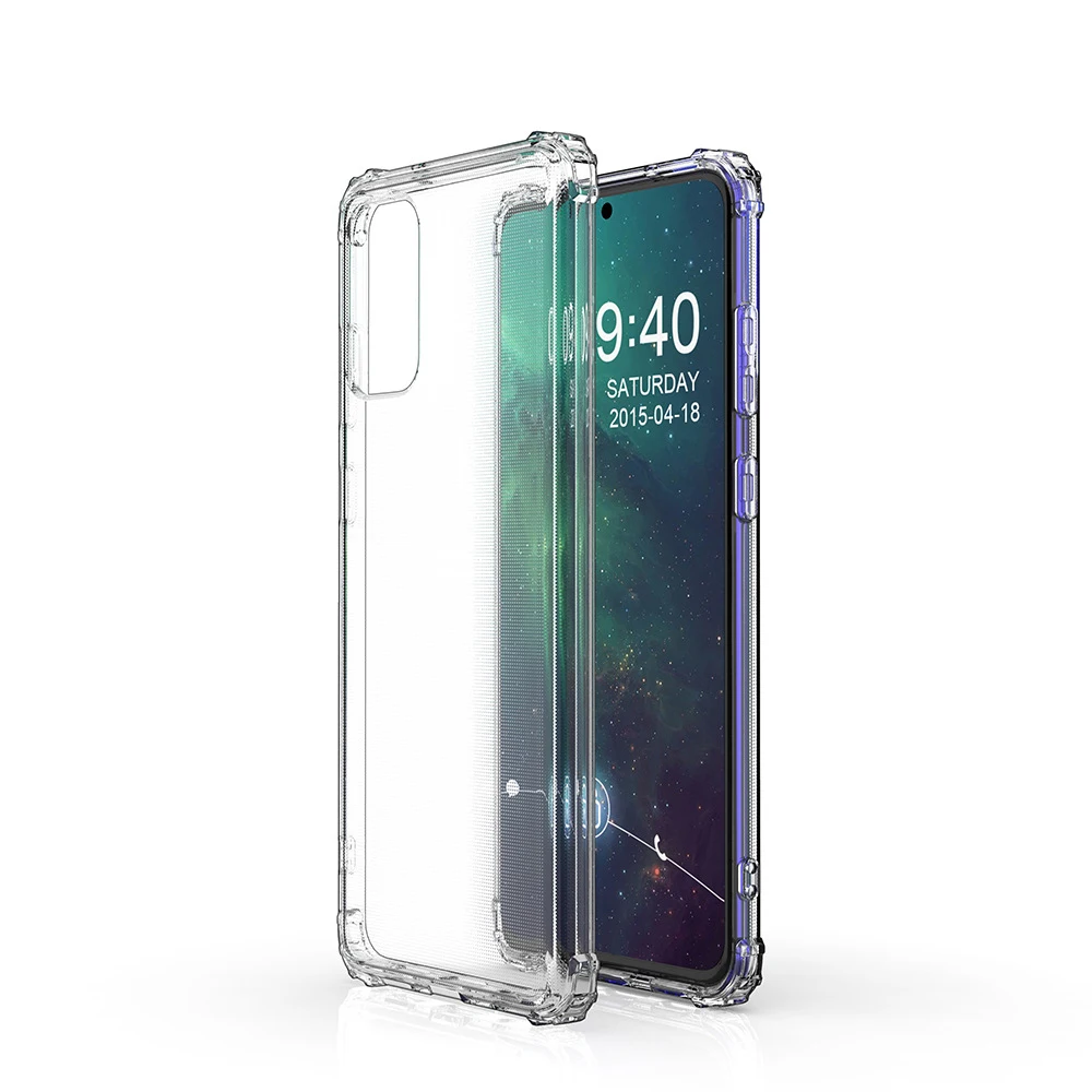 

Senlancase 2020 New Clear Shockproof TPU Cell Phone Case For Samsung galaxy S20 Ultra Anti-shock Transparent Cover