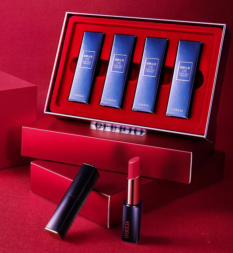 

O'GULIA factory private label long lasting waterproof lipstick gift set mini magic matte lipstick set