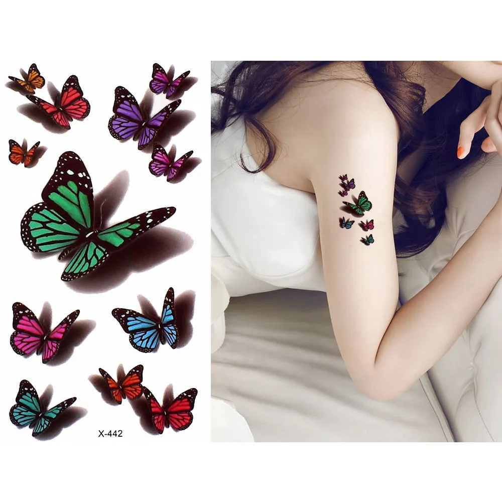 

Long Lasting Temporary Tattoos For Adults That Look Real, Colorful / customized