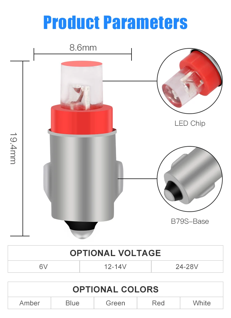BA7S LED Meter Bulb