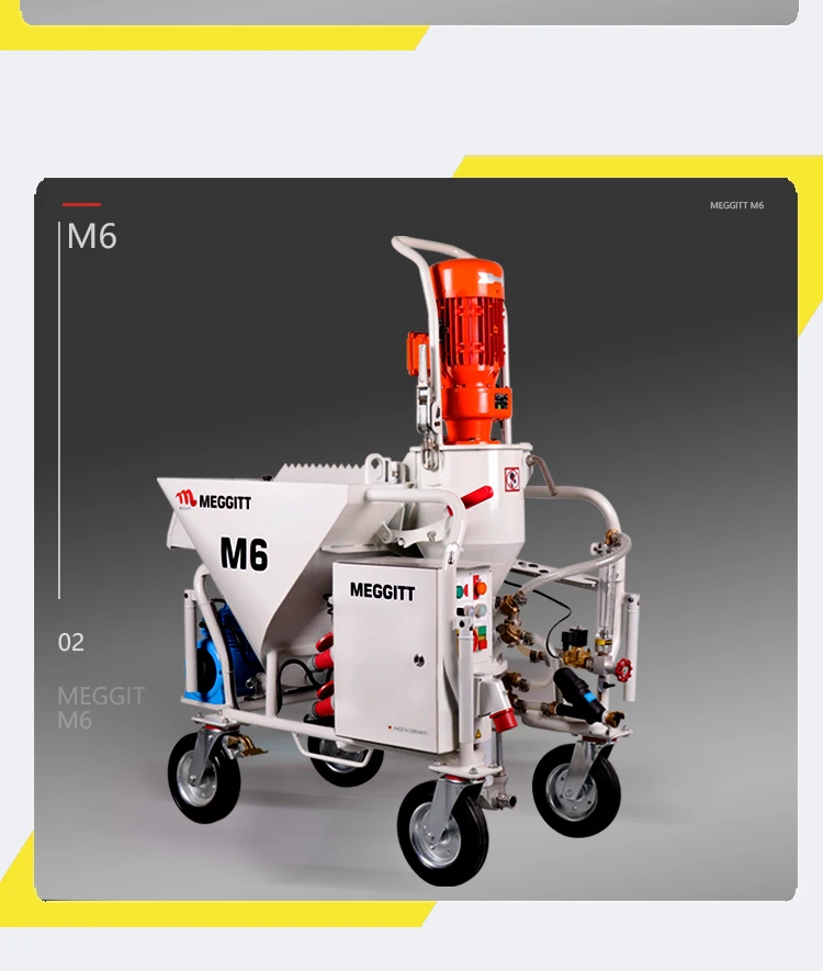 M6 High Quality Mortar Cement Gypsum Base Spray Plastering Machine Not