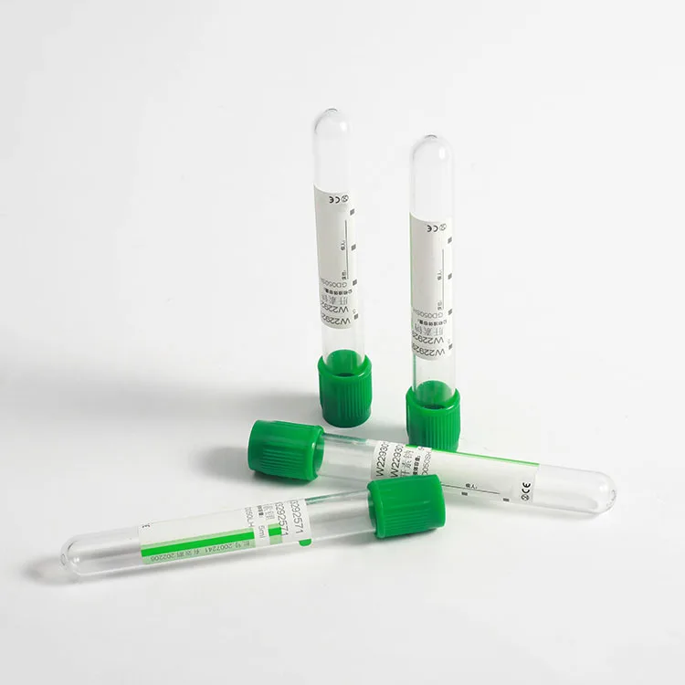 Blood Sample Collection Tubes 5ml Red Closure Plain Tube No Additive