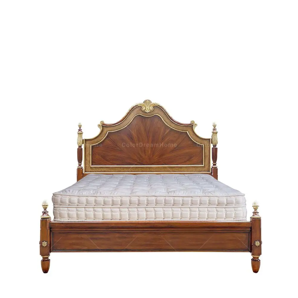 solid wood bed